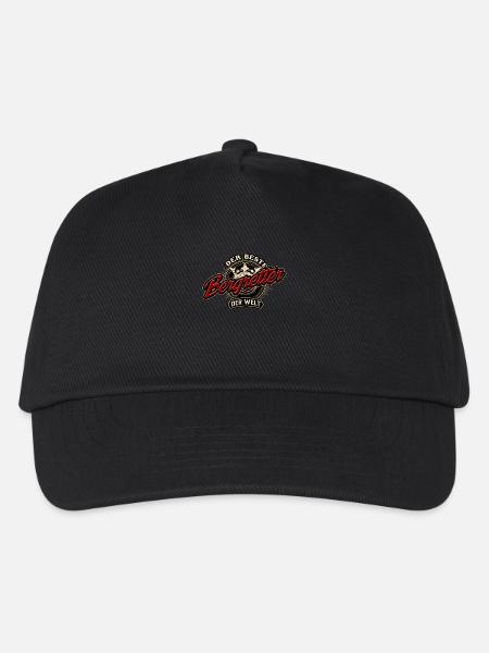 Der Beste Bergretter der Welt - Geburstags - Kinder Basecap - Schwarz