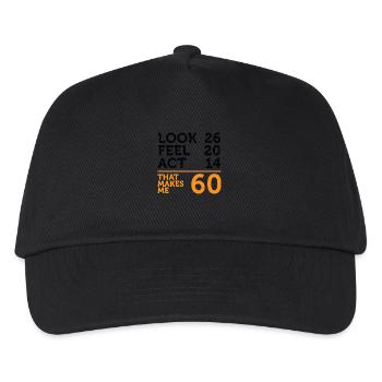 Je suis âgé de 60 ans, mais .... - Casquette de baseball Enfant - noir - Devant