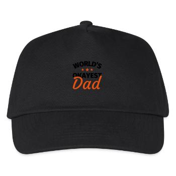Vater Geschenk - Kinder Basecap - Schwarz - Vorne
