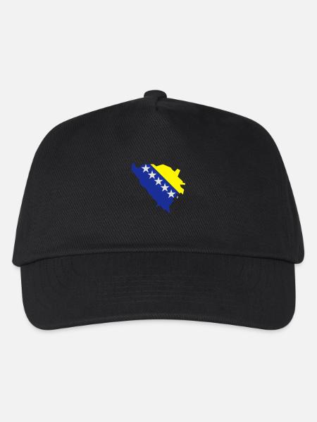 Bosnien Herzegowina - Kinder Basecap - Schwarz