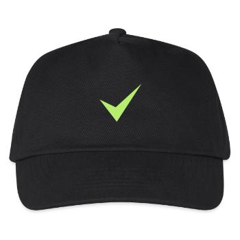 tick - Kids’ Baseball Cap - black - Front