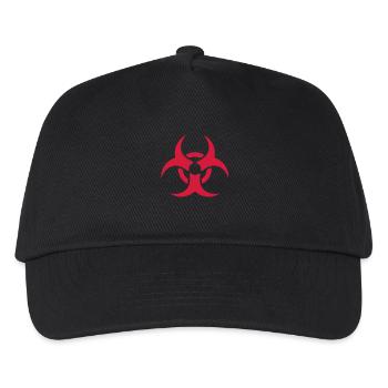 Biohazard__V017 - Kinder Basecap - Schwarz - Vorne