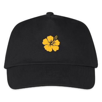 hibiscus tahiti - Kinder Basecap - Schwarz - Vorne