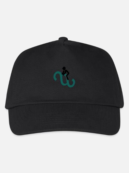 Paragraphenreiter Color - Kids’ Baseball Cap - black