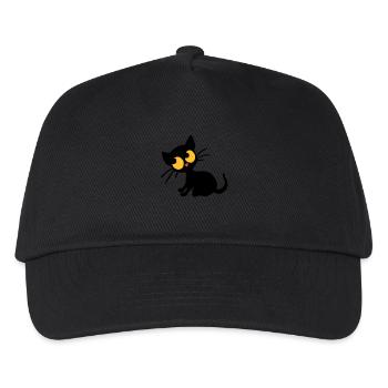 Kätzchen Georgie - Kinder Basecap - Schwarz - Vorne