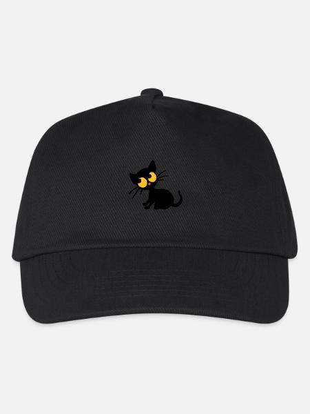 Kitten Georgie - Kids’ Baseball Cap - black