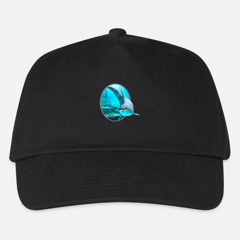 Dolphin - Casquette de baseball Enfant - noir
