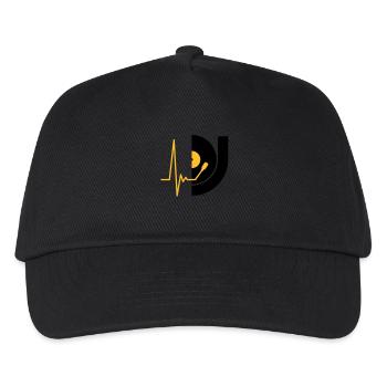 music_pulse_dj - Kinder Basecap - Schwarz - Vorne