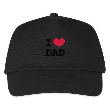 I Love Dad! - Kids’ Baseball Cap - black - Front