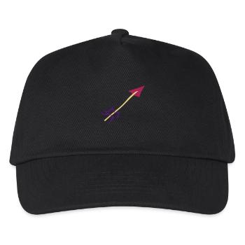Symbol - Shooting Arrow - Kids’ Baseball Cap - black - Front