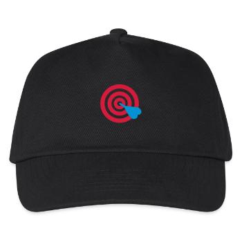 Jeu de fléchettes - Casquette de baseball Enfant - noir - Devant