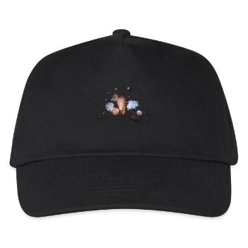 Cosmic Farbe - Kinder Basecap - Schwarz - Vorne