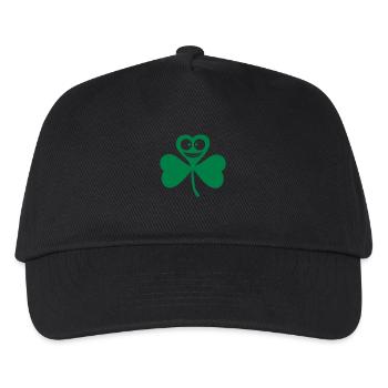 Funny Shamrock - Kinder Basecap - Schwarz - Vorne