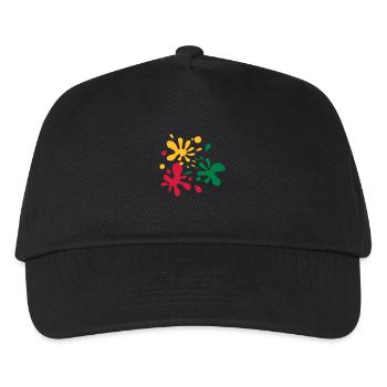 Paint Splats - Kids’ Baseball Cap - black - Front