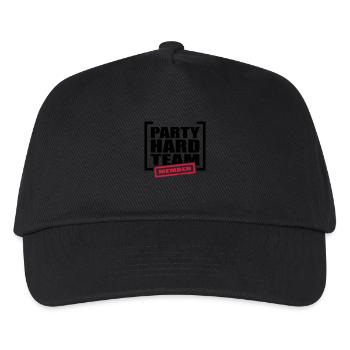 Party Hard Team Member - Casquette de baseball Enfant - noir - Devant