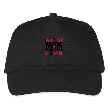 Best Mom - Kinder Basecap - Schwarz - Vorne