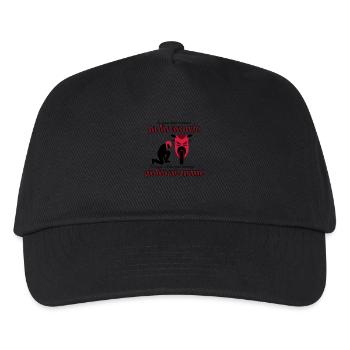 Que Dieu vous pardonne - Casquette de baseball Enfant - noir - Devant