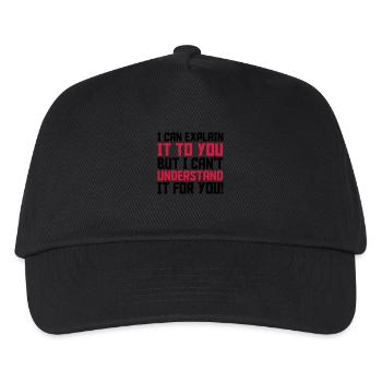 Explain - Kids’ Baseball Cap - black - Front