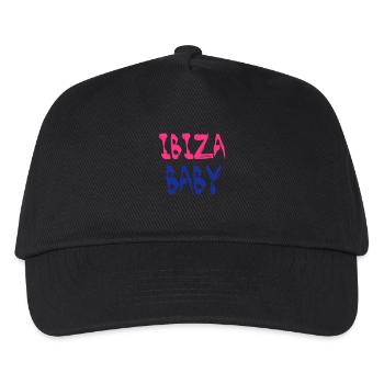 Ibiza Baby - Kinder Basecap - Schwarz - Vorne