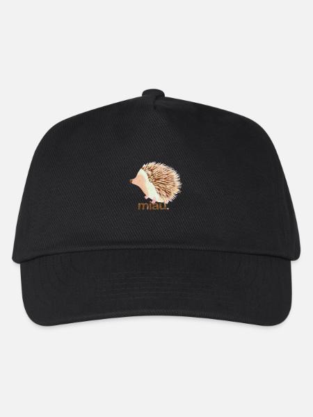 miau - Kinder Basecap - Schwarz
