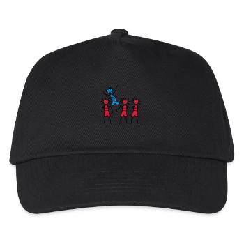 Be Different Happy Funny Boy - Kinder Basecap - Schwarz - Vorne