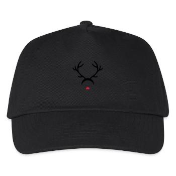 Rudolph - Kinder Basecap - Schwarz - Vorne