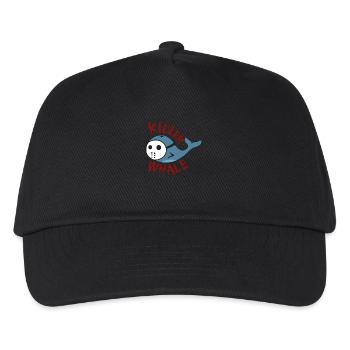 Killer Wal lustige Geschenkidee - Kinder Basecap - Schwarz - Vorne
