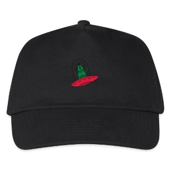 UFO Ausländer Bauer Landwirt tier Kind Baby - Kinder Basecap - Schwarz - Vorne