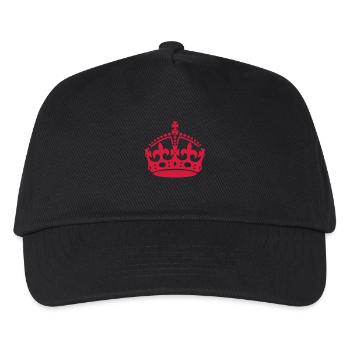 Crown, King, Princess - Kids’ Baseball Cap - black - Front