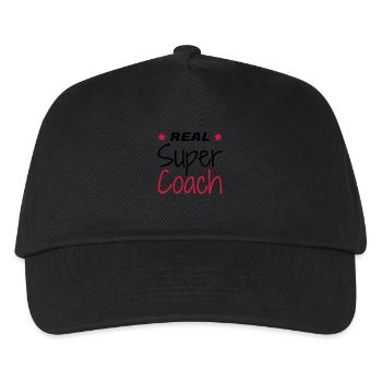 Coach / Coaching / Entraineur / Sport - Casquette de baseball Enfant - noir - Devant