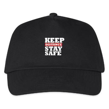 Coole Sprüche - Kinder Basecap - Schwarz - Vorne