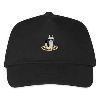 Boden Loch Peace Lama - Kinder Basecap - Schwarz - Vorne