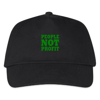 People not profit - Casquette de baseball Enfant - noir - Devant