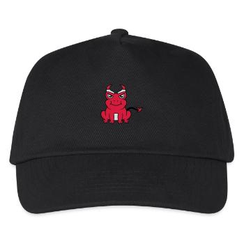 Devil Horns Frog Demon - Kids’ Baseball Cap - black - Front