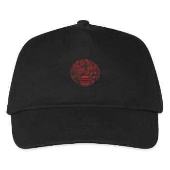 Bridal päll from Delsbo - Kids’ Baseball Cap - black - Front