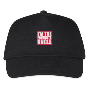 im the favorite uncle - Kinder Basecap - Schwarz - Vorne