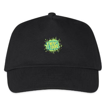 therapy is cool Quote - Kids’ Baseball Cap - black - Front