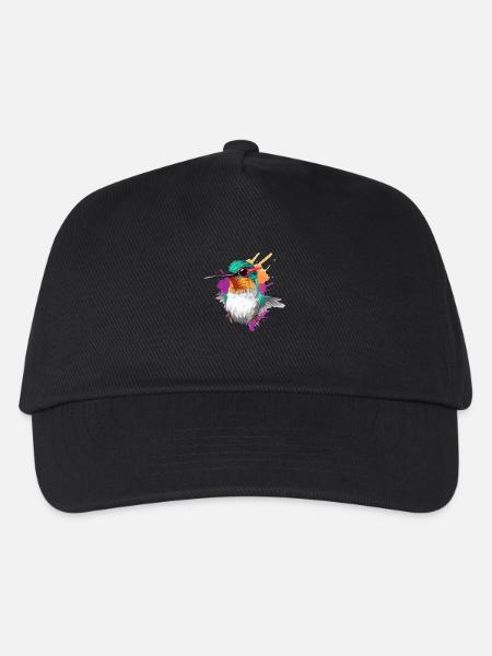 Piti der Kolibri - Kinder Basecap - Schwarz