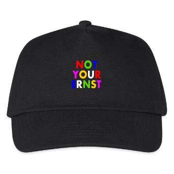 Not your ernst - Kinder Basecap - Schwarz - Vorne