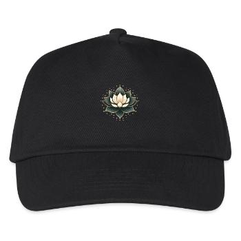 Lotusblüte - Kinder Basecap - Schwarz - Vorne