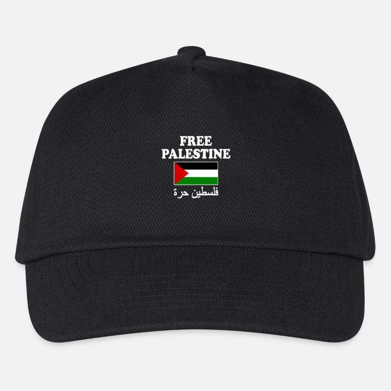 Free palestine - Kinder Basecap - Schwarz