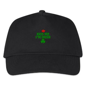 Kiss me im irish - Kinder Basecap - Schwarz - Vorne