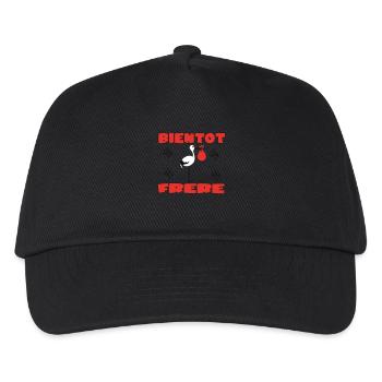 BALD BRÜDER - Kinder Basecap - Schwarz - Vorne