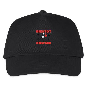 BALDIGER COUSIN - Kinder Basecap - Schwarz - Vorne