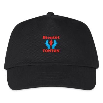 SOON TO BE UNCLE - Kids’ Baseball Cap - black - Front