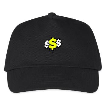 Dollar Symbol - Kids’ Baseball Cap - black - Front