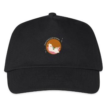Es ist mir egal, ich bin ein Lama - Kinder Basecap - Schwarz - Vorne