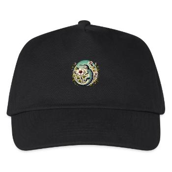 Retro Alligator - Kids’ Baseball Cap - black - Front