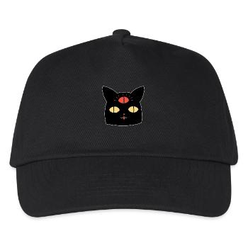Cat and Third Eye - Kids’ Baseball Cap - black - Front