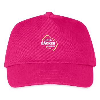 Bäcker - Kinder Basecap - Fuchsia - Vorne